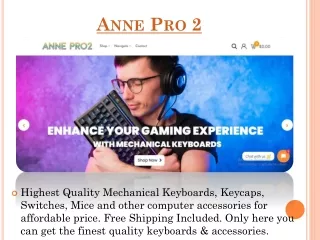 anne pro 2