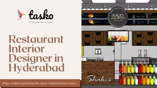 Restaurant interior Designer In Telangana, Hyderabad