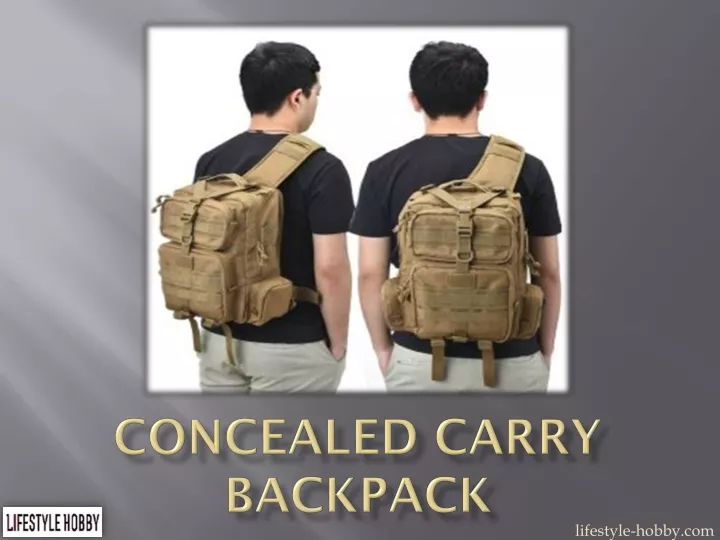 concealed carry backpack