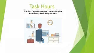 Task Hours A Leading time Tracking and Productivity Monitoring Software Solutions