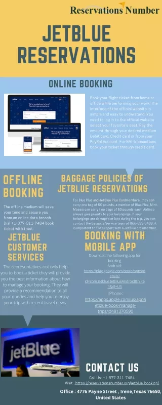 Jetblue Reservations, Book Jetblue Airlines Online, 24x7 Flight Booking