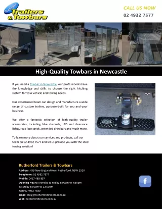 High-Quality Towbars in Newcastle
