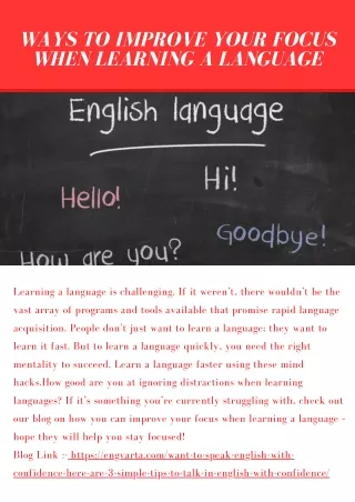 ways to improve your focus when learning