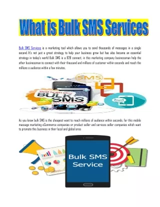 Best Bulk SMS Services proivder company in delhi