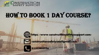 How to Book 1 Day Course?