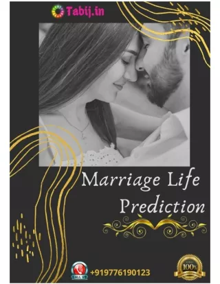 Marriage Life Prediction: Get an accurate marriage prediction by date of birth