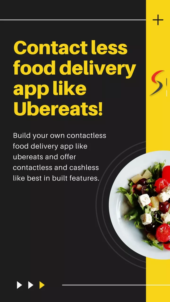 contact less food delivery app like ubereats