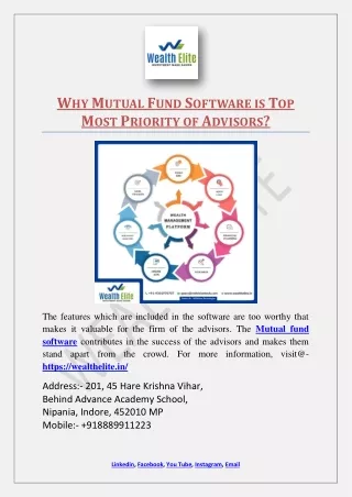 w hy m utual f und s oftware