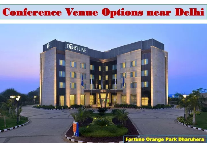 conference venue options near delhi