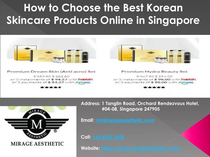 how to choose the best korean skincare products