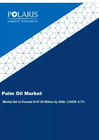 palm oil market