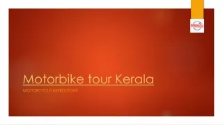 Motorbike Tour Kerala