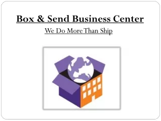box send business center we do more than ship