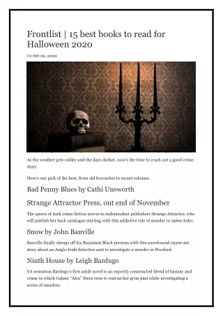 frontlist 15 best books to read for halloween 2020