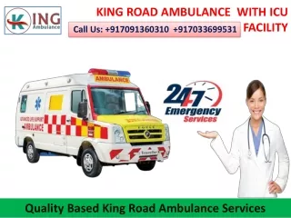 Take Immediate Ambulance Service in Patna and Ranchi by King