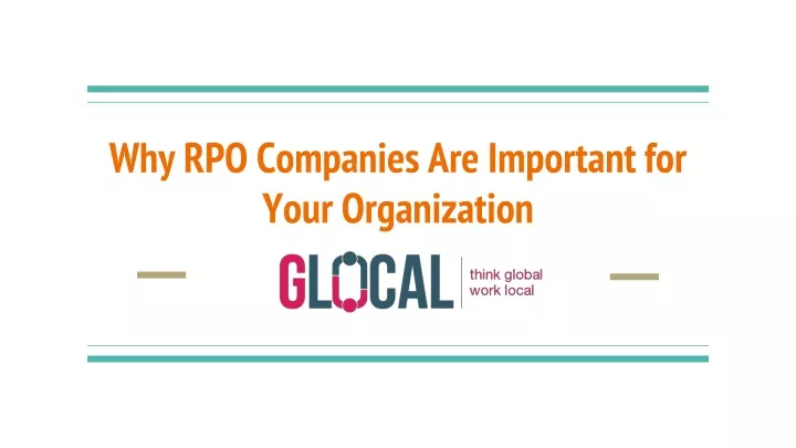 why rpo companies are important for your organization