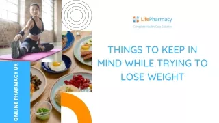 Things To Be Kept In Mind While Loosing Weight