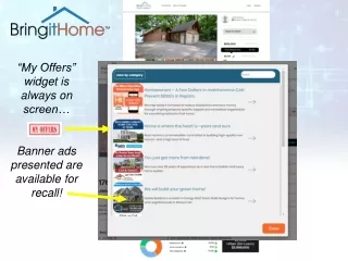 my offers widget is always on screen