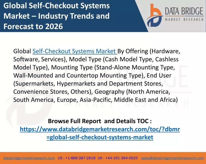 global self checkout systems market industry