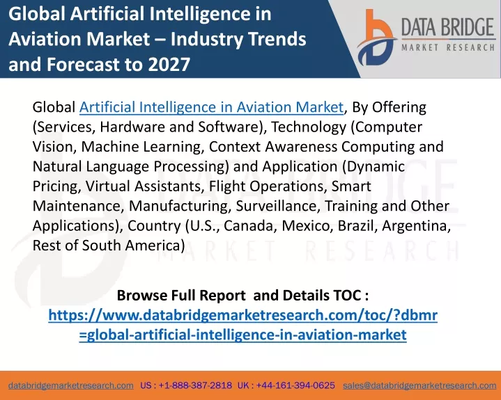 global artificial intelligence in aviation market
