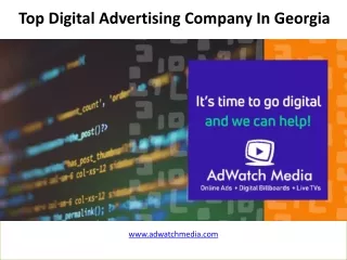 Top Digital Advertising Company In Georgia