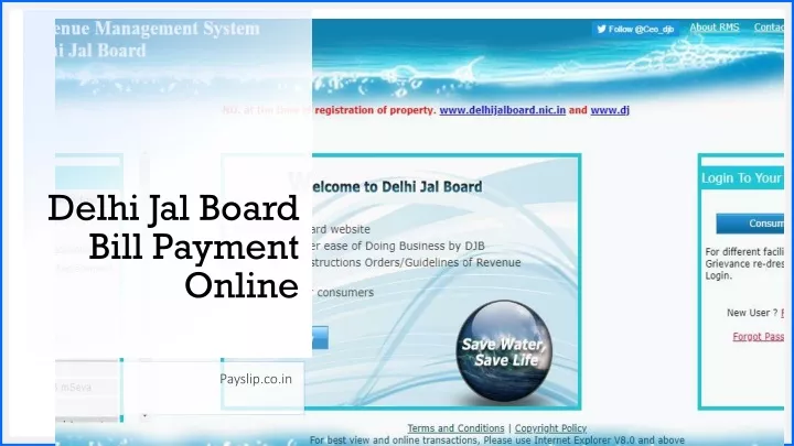 delhi jal board bill payment online