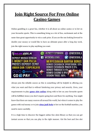 join right source for free online casino games