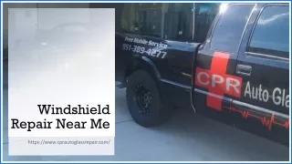 windshield repair near me