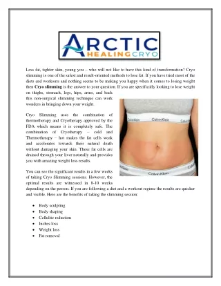 Cryo Slimming