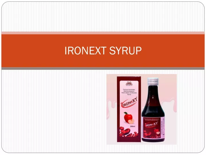 ironext syrup