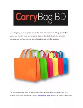 Carry Bag BD