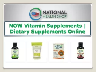 NOW Vitamin Supplements | Dietary Supplements Online