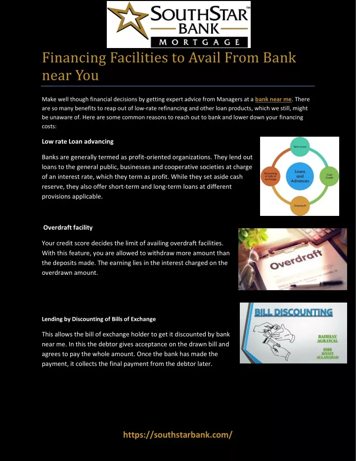 financing facilities to avail from bank near you