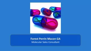 Forrest Perrin Macon GA - Molecular Sales Consultant