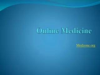 Online medicine