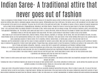 Indian Saree- A traditional attire that never goes out of fashion