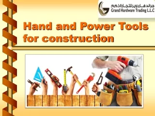 Fischer Dealer in Dubai - Hand and Power Tools for Construction