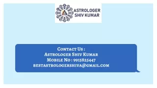 Best Astrologer in UK | Famous Astrologer In UK | Astrologer Shiv Kumar