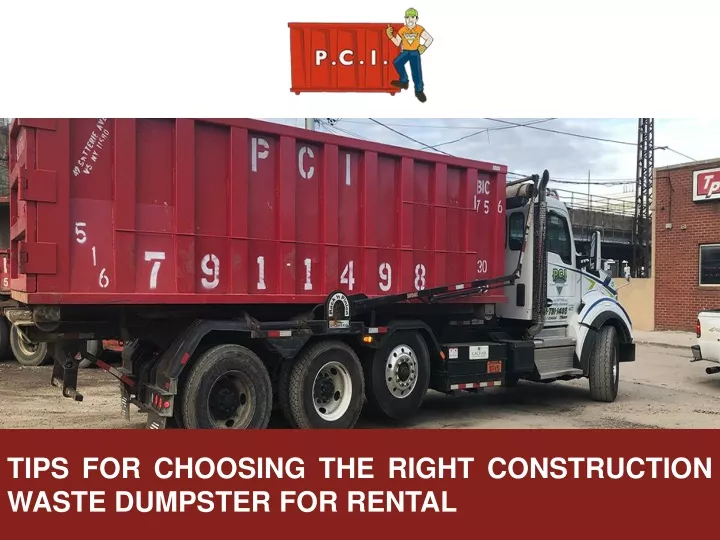 tips for choosing the right construction waste