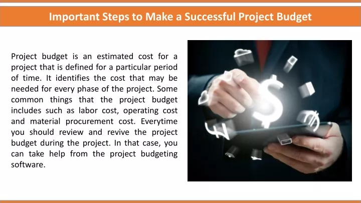 important steps to make a successful project