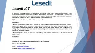 lesedi ict