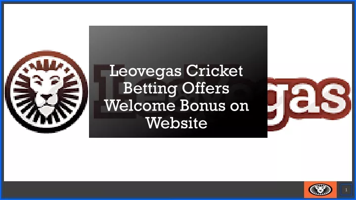 leovegas cricket betting offers welcome bonus on website