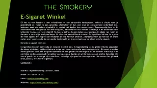 e sigaret winkel