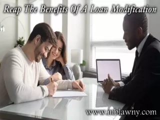 Reap The Benefits Of A Loan Modification
