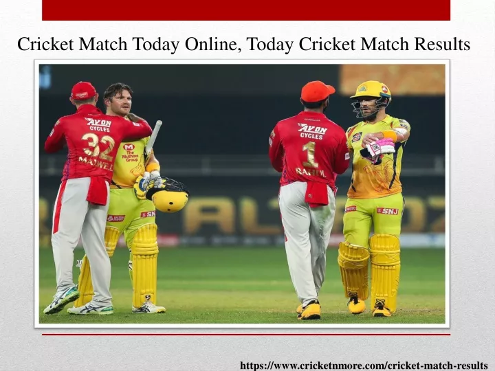 cricket match today online today cricket match