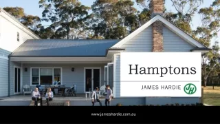 Hampton style homes by James Hardie Australia