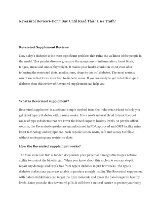 reversirol reviews don t buy until read this user
