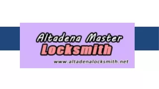 Altadena Master Locksmith