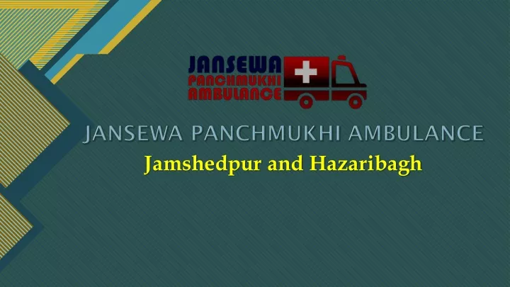 jamshedpur and hazaribagh