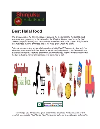 Online shop for halal food items in Japan | Shinjukuhalalfood.com